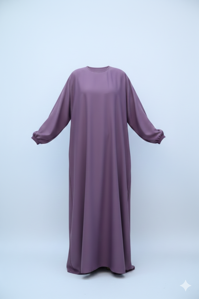 The Lavender Muse Layered Abaya
