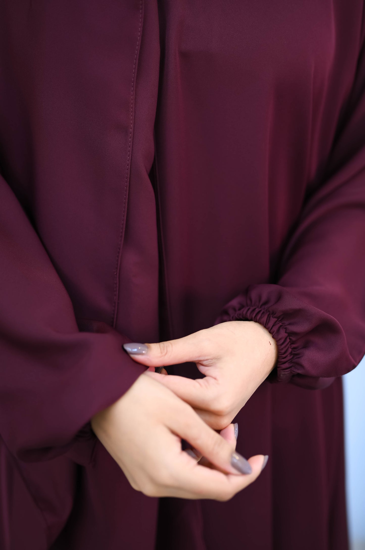 The Royal Burgundy Abaya
