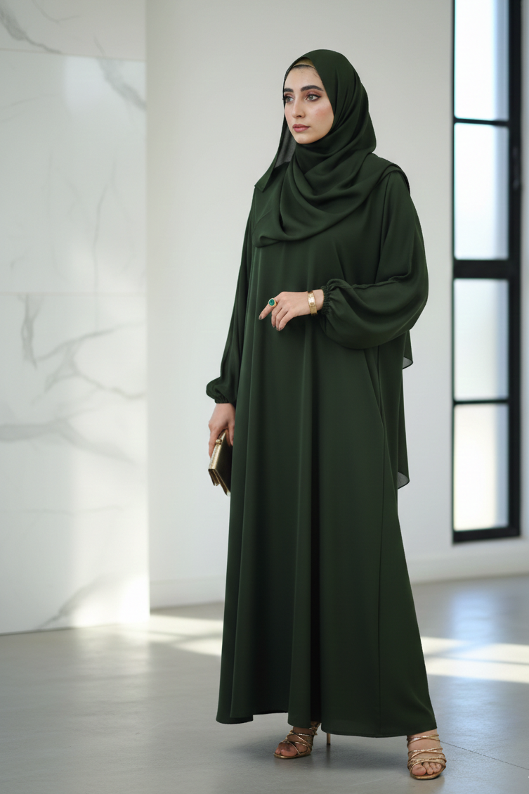 The Emerald Zen Abaya