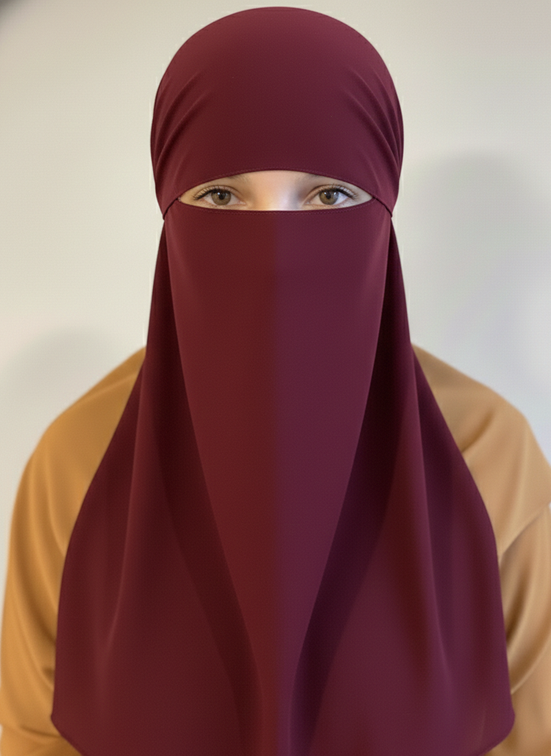 Two - Layer Niqab's for Women | Auraq Couture